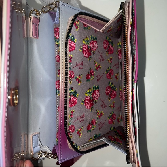NWT Betsey Johnson ombré Bow purse/wallet - Picture 4 of 8